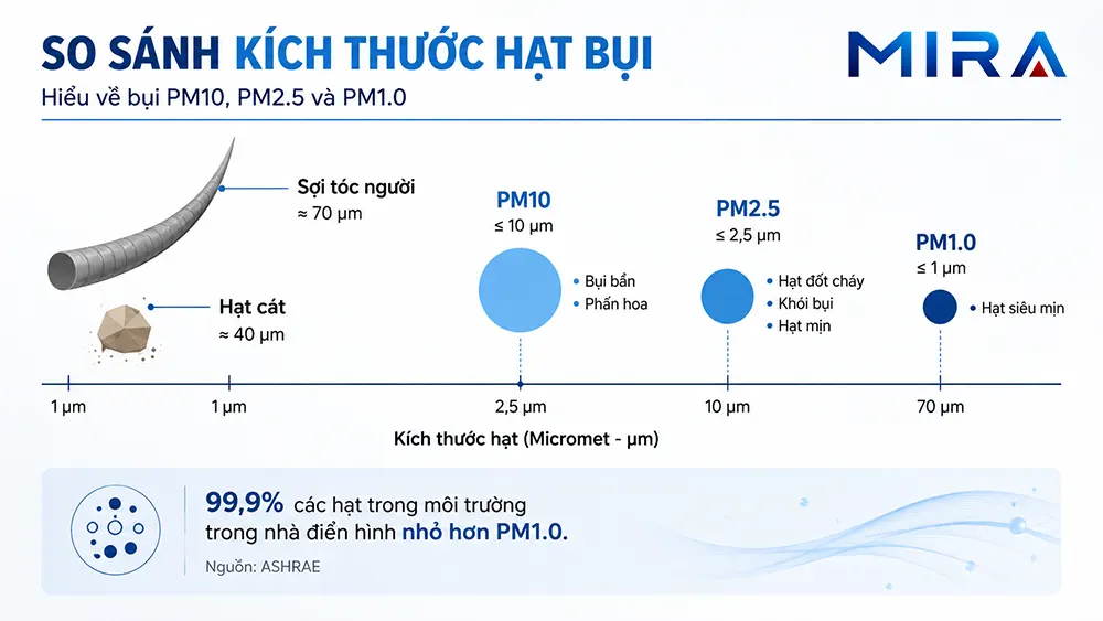 Bụi mịn và các tác hại tiềm ẩn đối với sức khỏe | Giải pháp bảo vệ không khí trong nhà